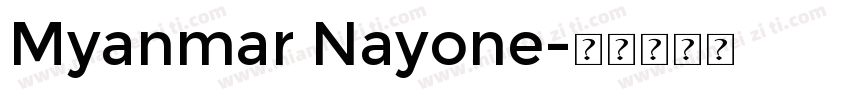 Myanmar Nayone字体转换